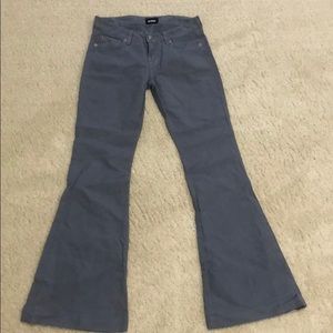 Hudson Size 25 Flared Grey Pants